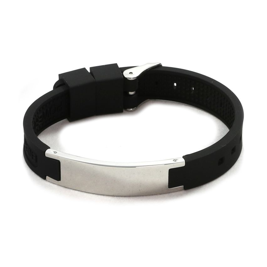 MR032 Magrelief bracelet Black with neg/ions