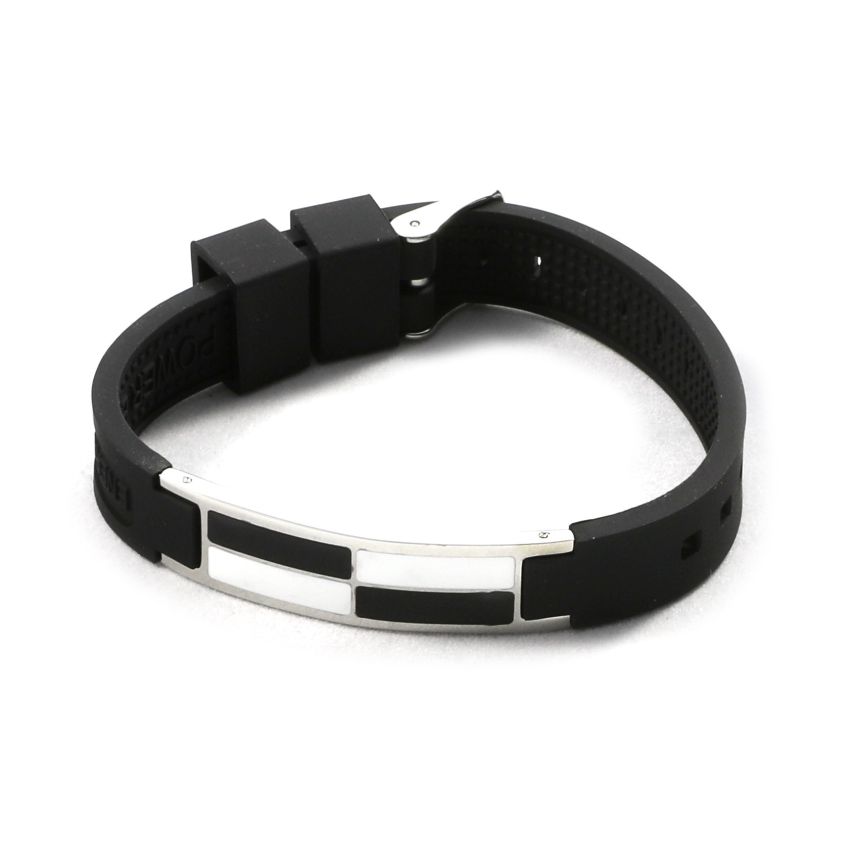 MR034 Magrelief bracelet Black with 4 neg/ions