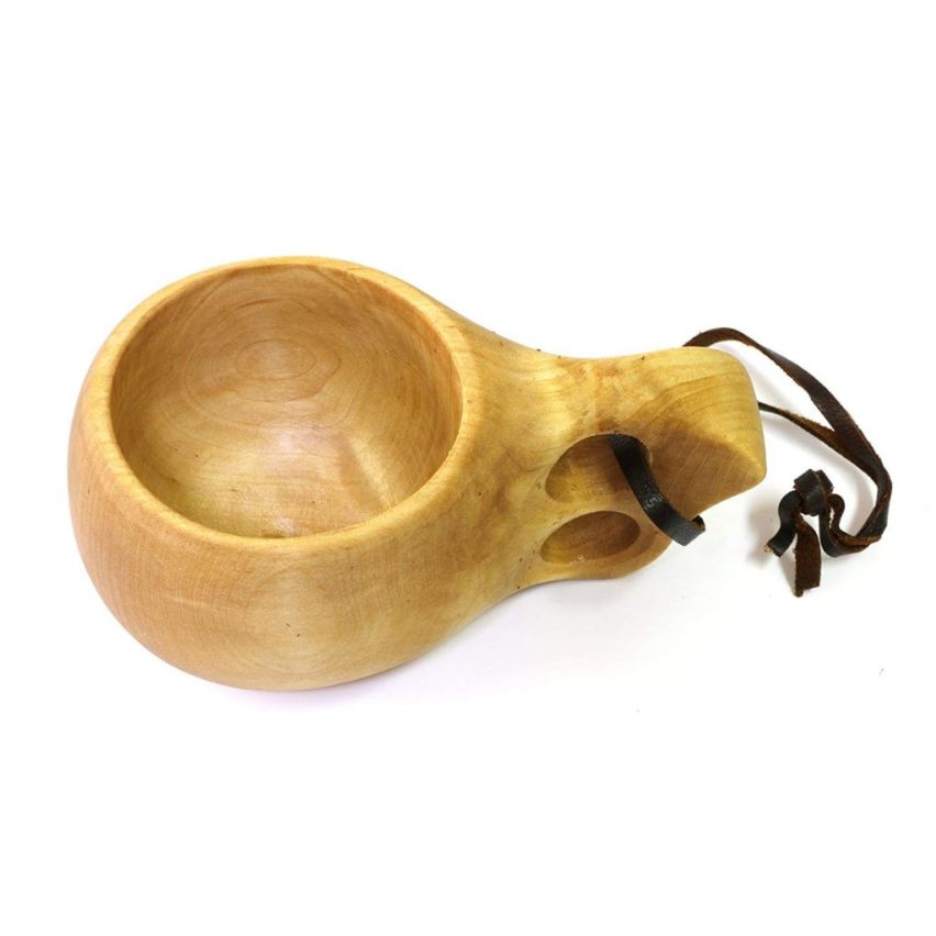 Kuksa Ancient Lapland Finland Wooden Drinking Cup No 016