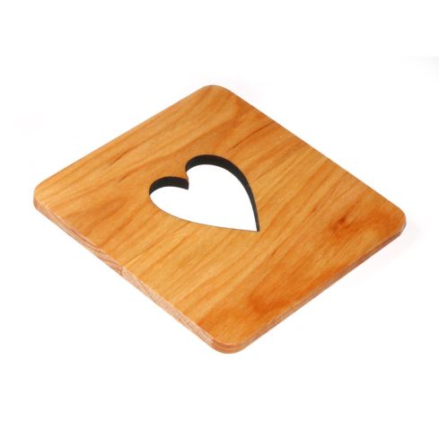 Handmade Alder wood glass or cup coaster